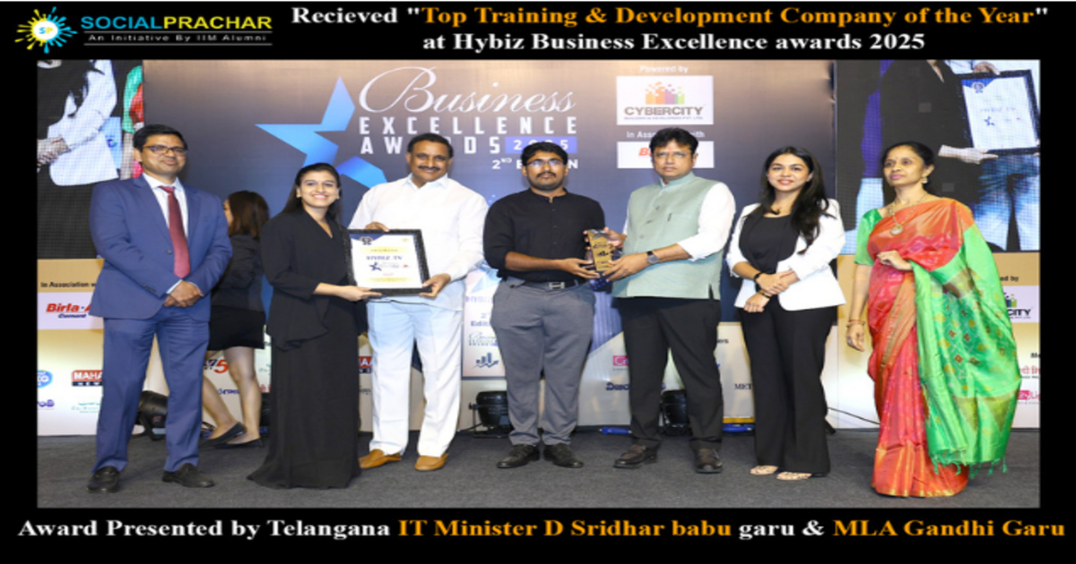 SocialPrachar award and achievement 5